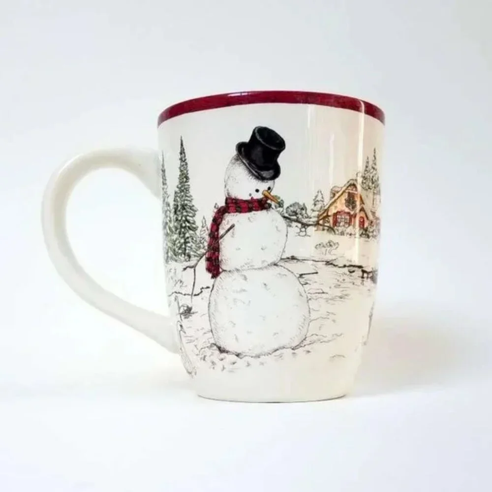 Williams Sonoma Snowman Mug